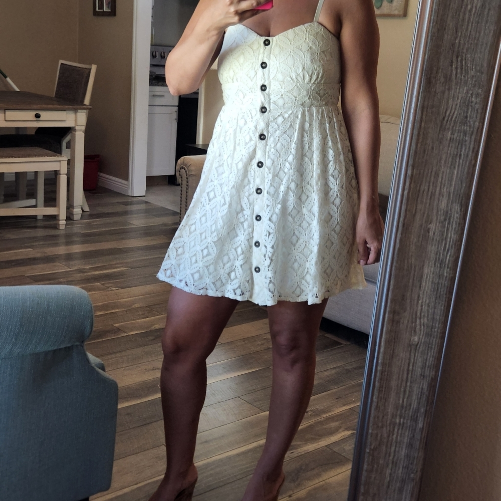 Cream dress